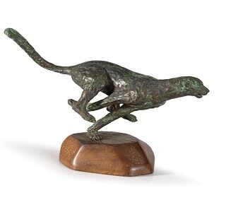 Keith Calder South African Bronze Cheetah value