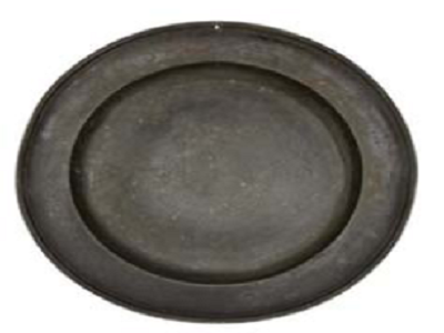 Charles II triple-reed pewter charger - The Value of Vintage Kitchenware Pieces