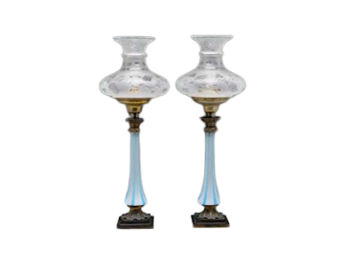 Cornelius & Co. solar lamps with brass base value