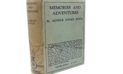 An absolutely stunning copy of Arthur Conan Doyle's "Memories and Adventures".