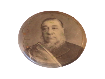 Paul Kruger tinnie lapel pin badge value