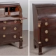 STAINED OAK WRITING BUREAU FOR SALE